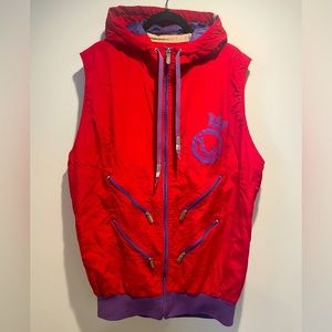 Jiberish Ignant Ski Vest - Red & Purple